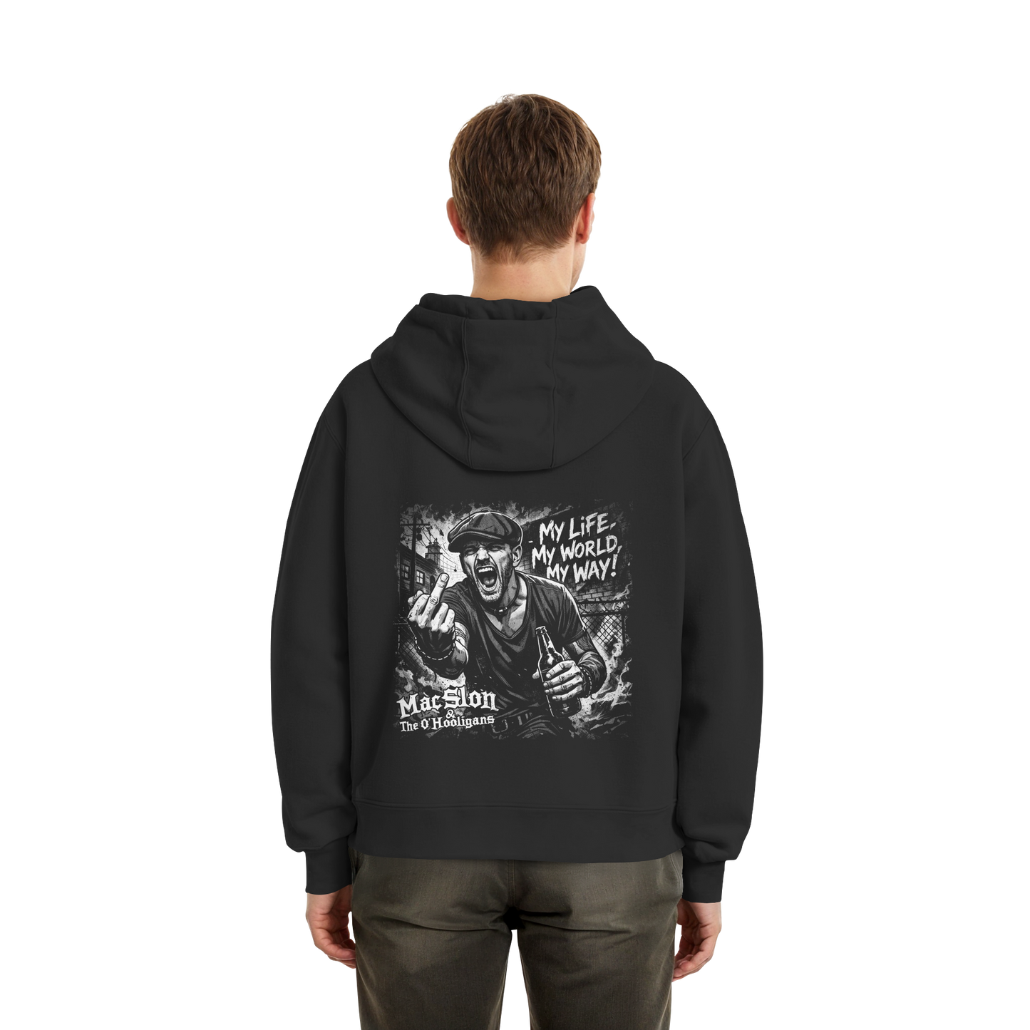 MacSlon & The O'Hooligans "My Life, My World, My Way" - Fluffy Boxcut Zipper