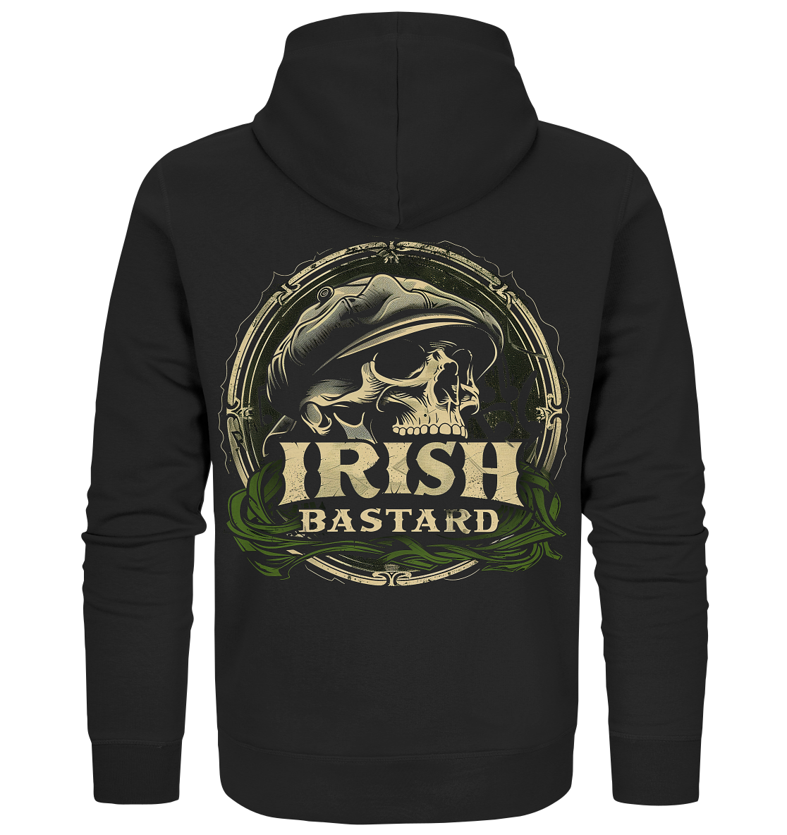 Irish Bastard "Flatcap-Skull VI" - Organic Zipper