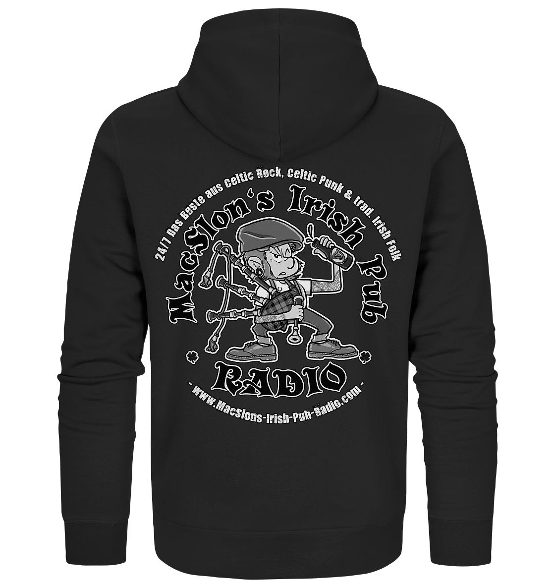 MacSlon's Radio "24/7 - Classic Logo" - Zipper