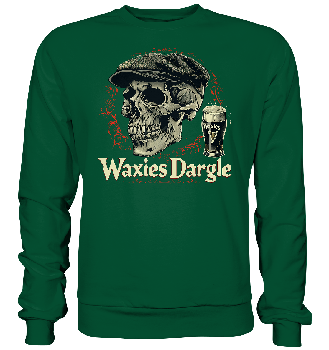 Waxies Dargle "Flatcap / Skull I" - Basic Sweatshirt
