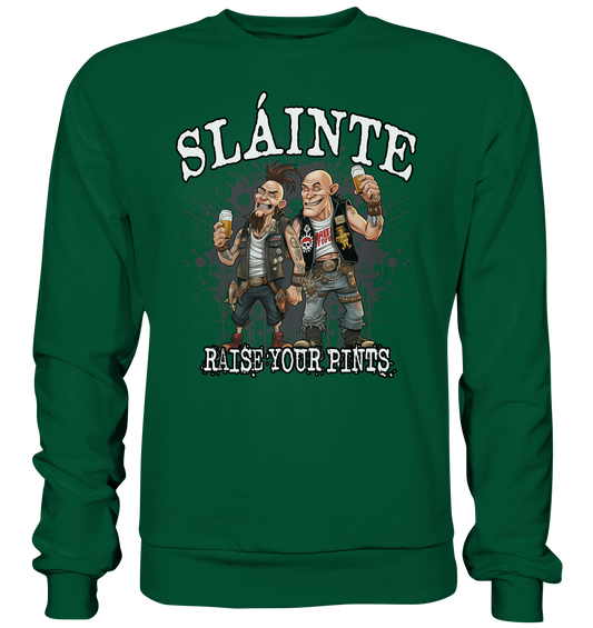 Sláinte "Raise Your Pints II" - Basic Sweatshirt