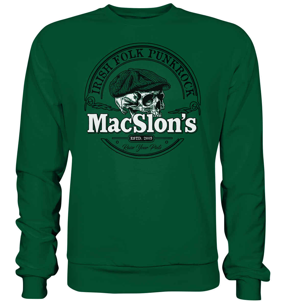 MacSlon's "Estd. 2009 / Irish Folk Punkrock II" - Basic Sweatshirt