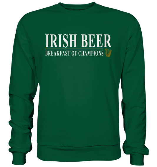 Irish Beer "Breakfast Of Champions" - Basic Sweatshirt