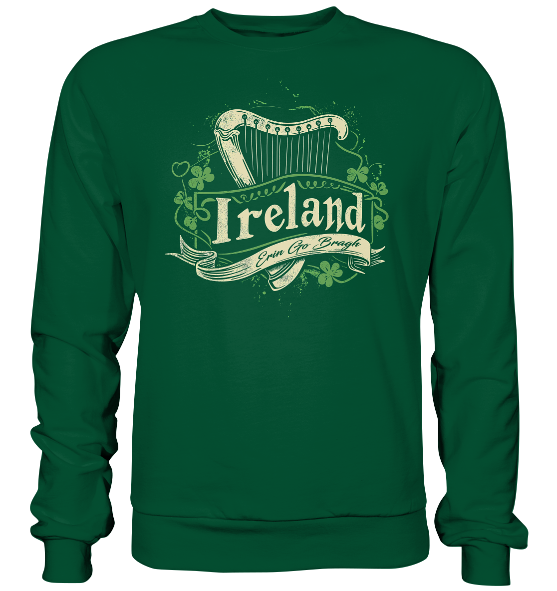 Ireland "Erin Go Bragh / Crest" - Basic Sweatshirt