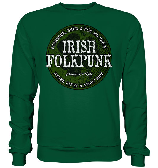 Irish Folkpunk "Shamrock'n'Roll" - Basic Sweatshirt