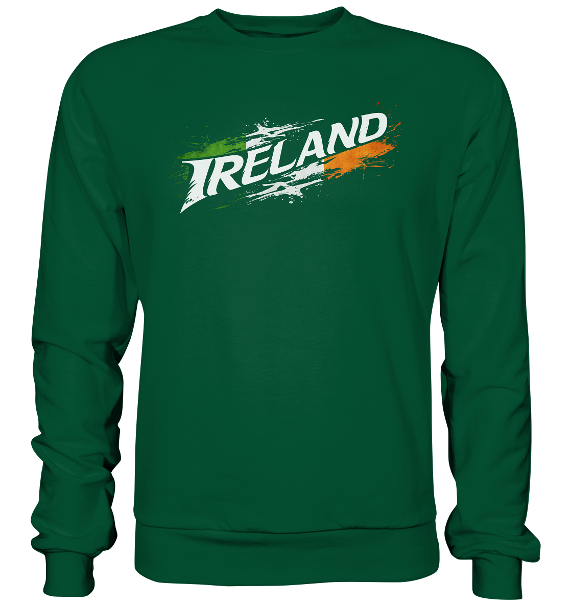 Ireland "Flag Splatter I" - Basic Sweatshirt