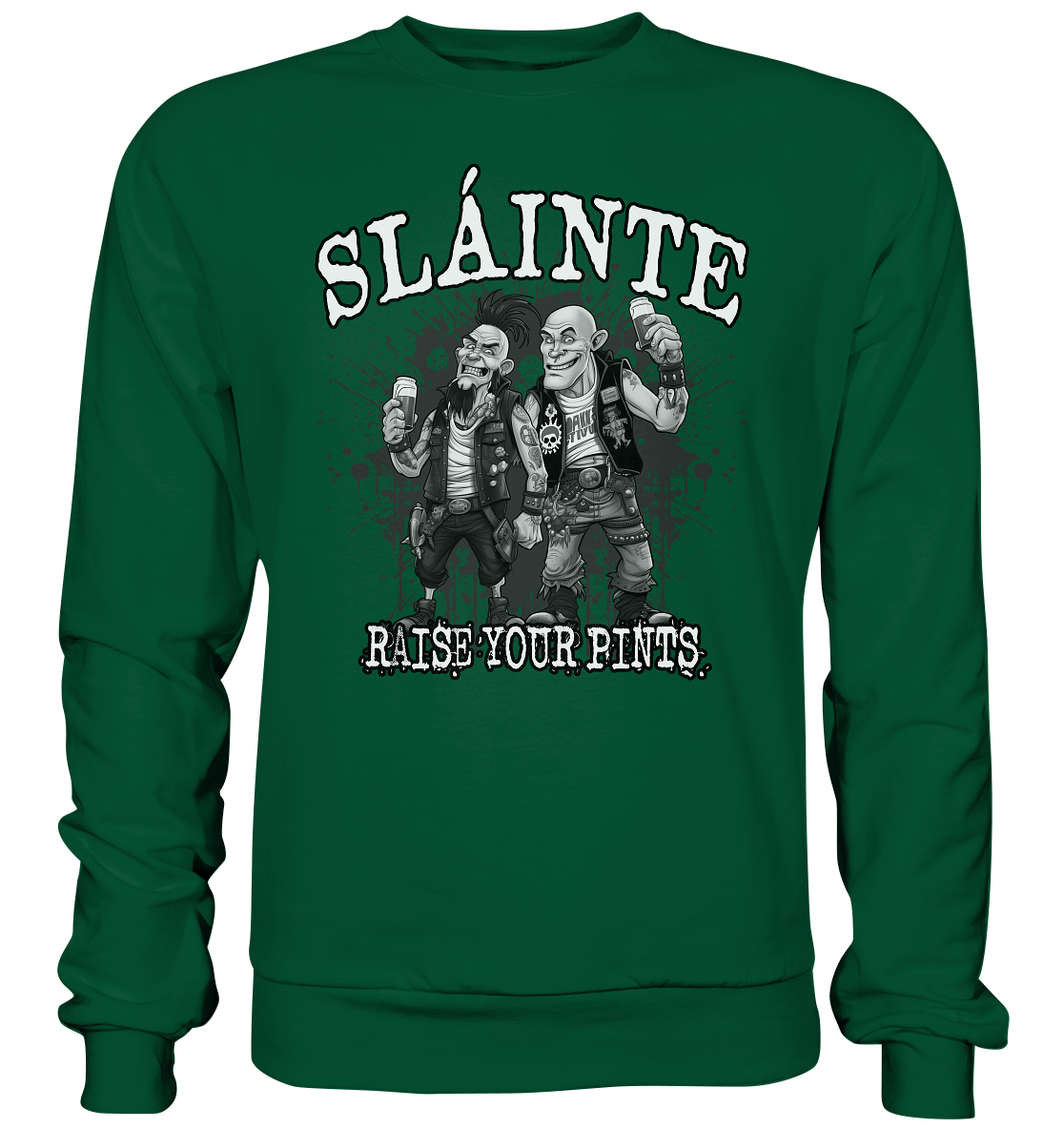 Sláinte "Raise Your Pints IV" - Basic Sweatshirt