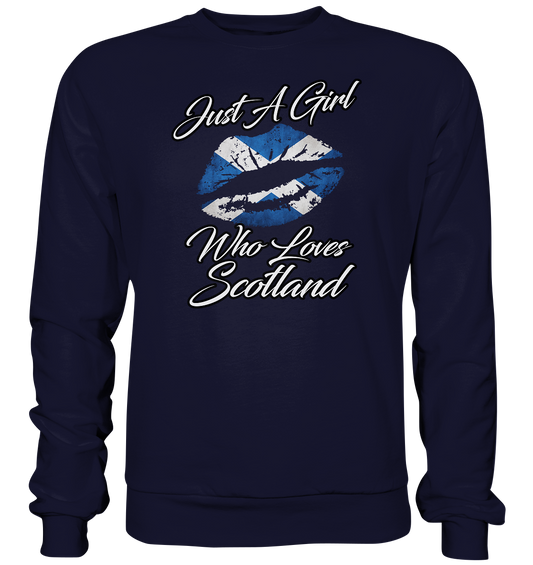 Just a Girl Who Loves Scotland - Basic Sweatshirt
