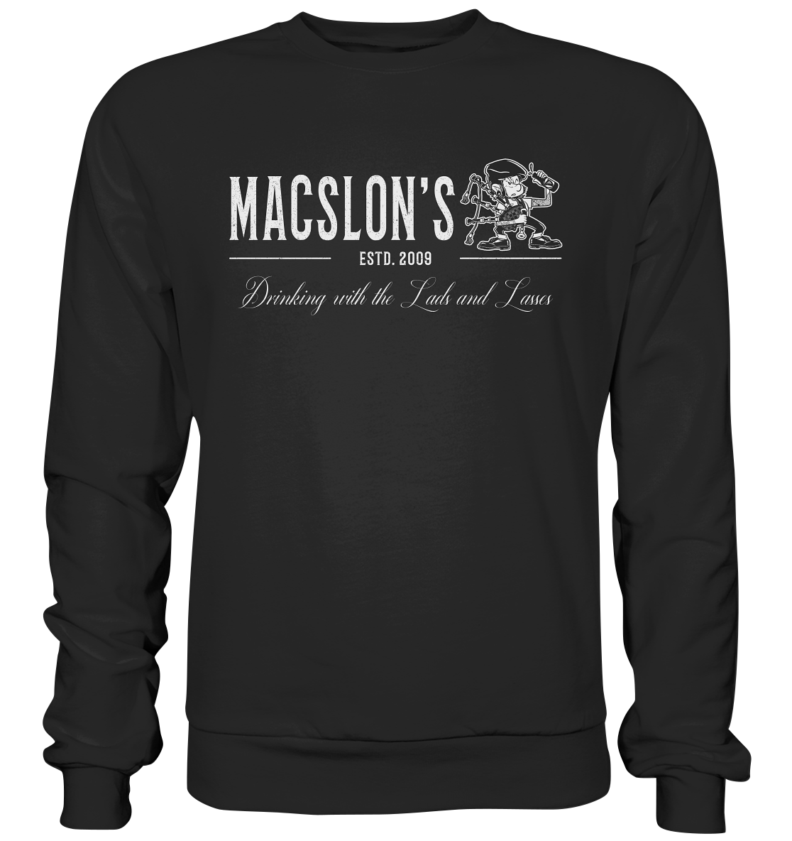 MacSlon's "Drinking With The Lads & Lasses" - Basic Sweatshirt