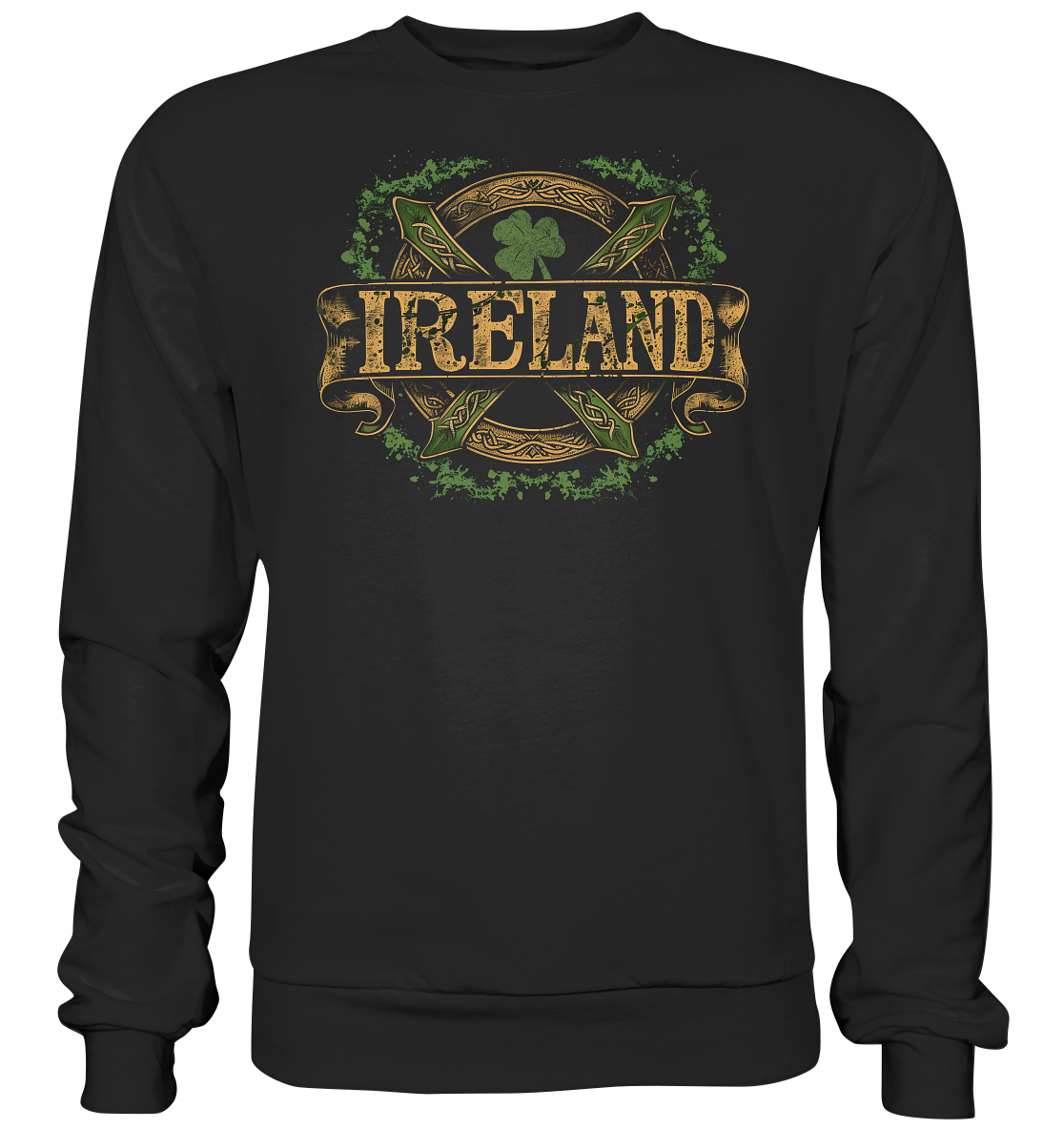 Ireland "Shamrock / Crest II"  - Basic Sweatshirt