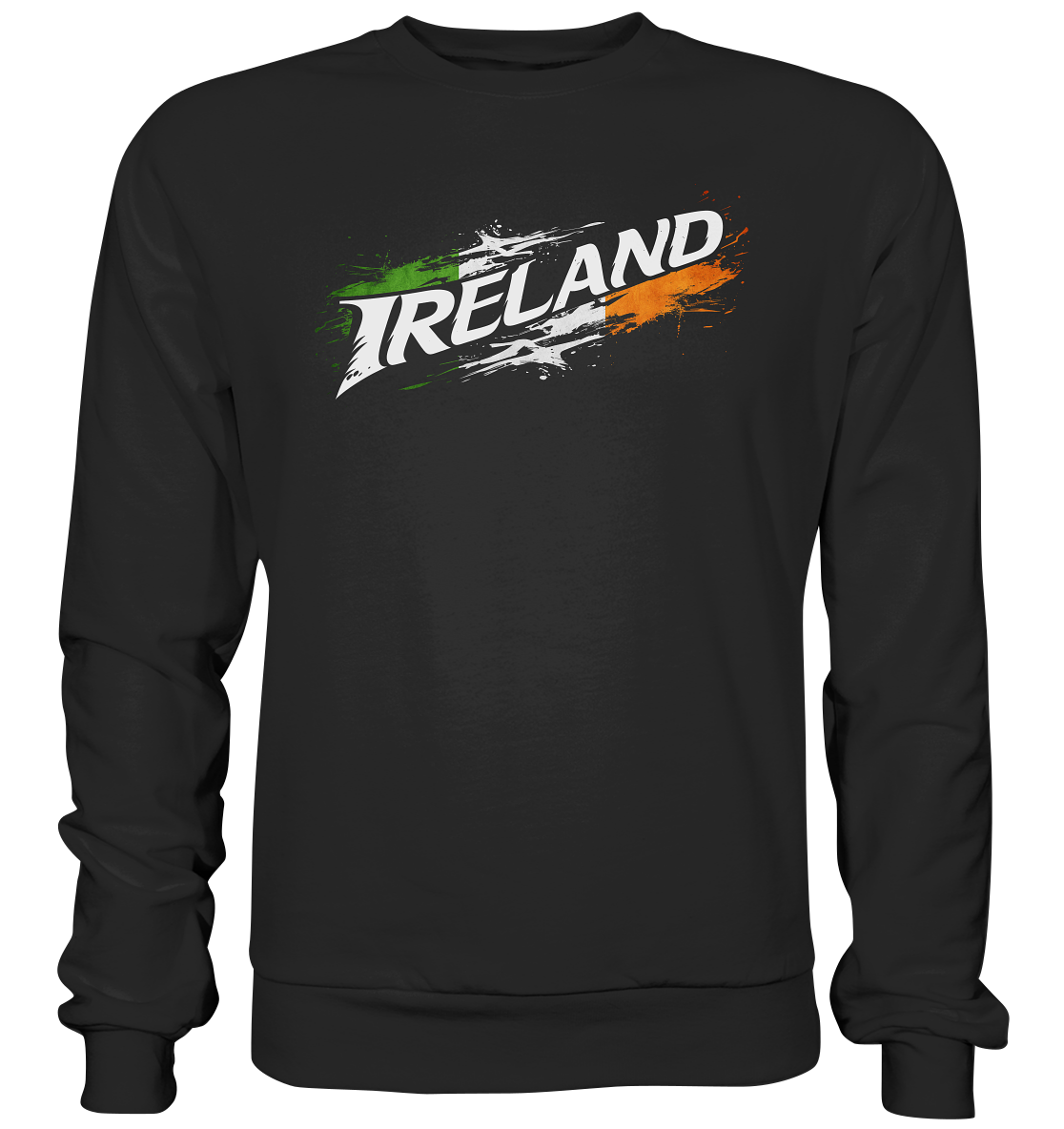 Ireland "Flag Splatter I" - Basic Sweatshirt