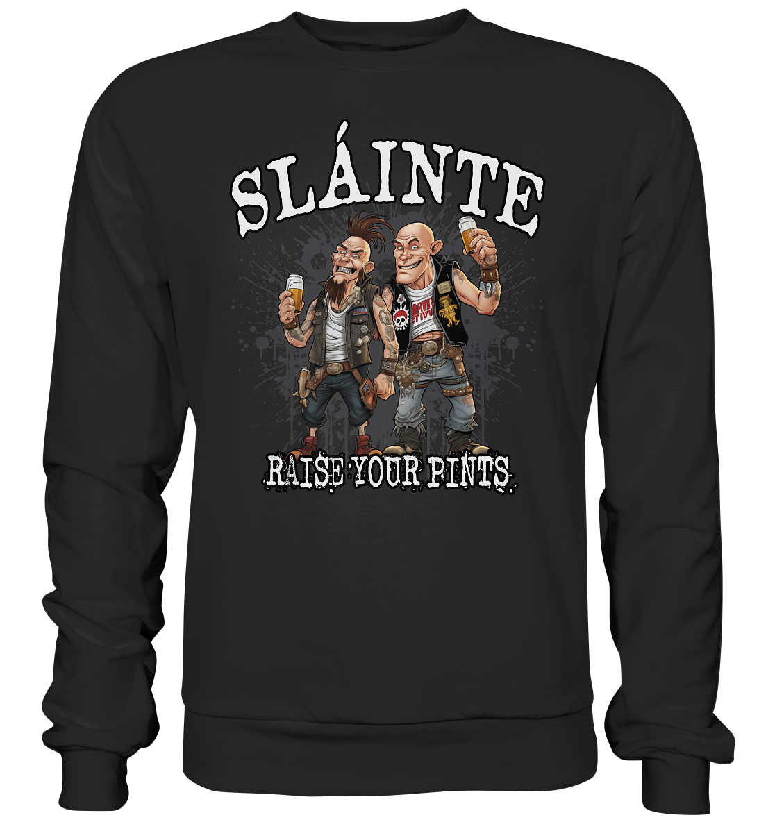 Sláinte "Raise Your Pints II" - Basic Sweatshirt