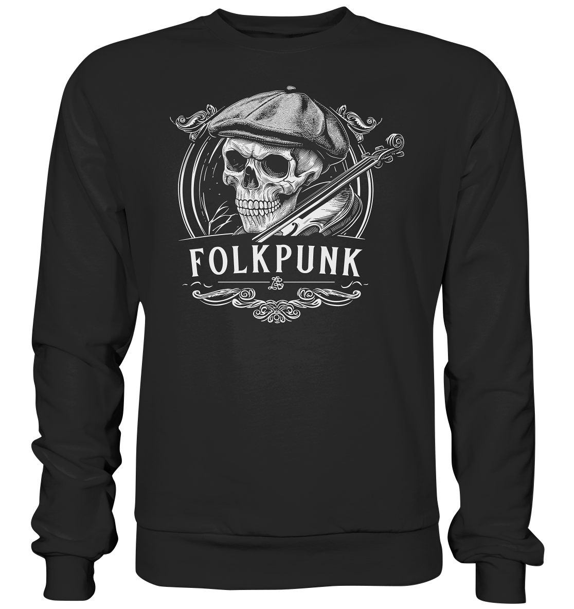 Folkpunk "Crest" - Basic Sweatshirt