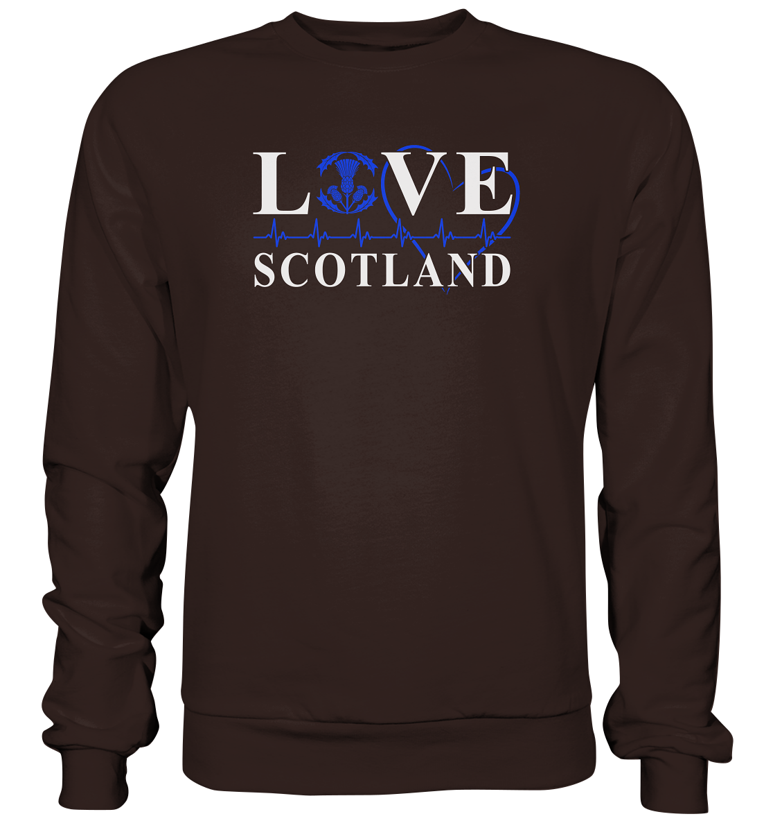 Love Scotland "Heartbeat" - Basic Sweatshirt
