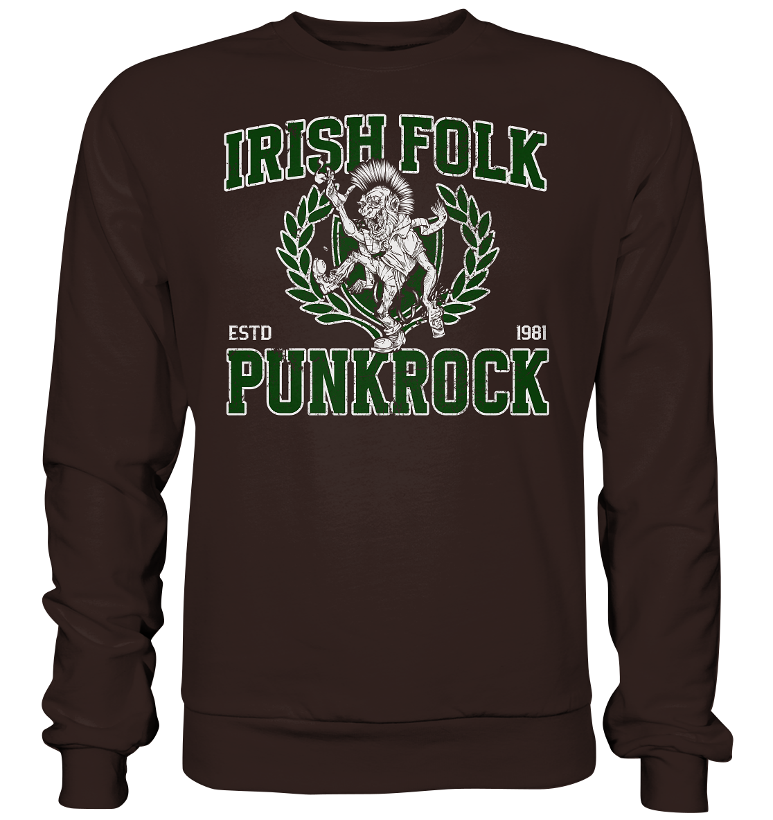 Irish Folk Punkrock "Estd. 1981" - Basic Sweatshirt