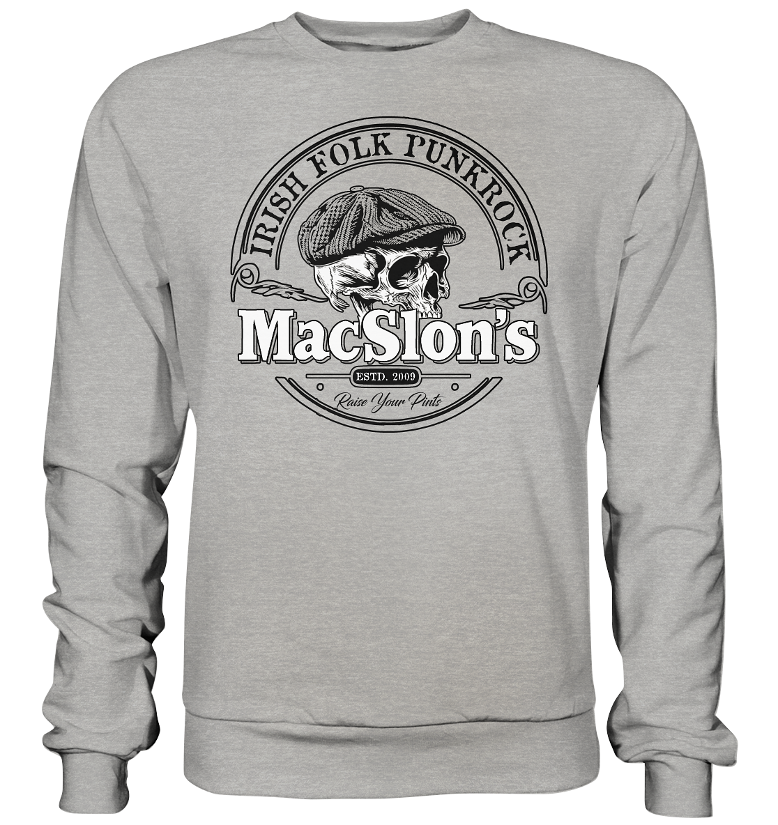 MacSlon's "Estd. 2009 / Irish Folk Punkrock II" - Basic Sweatshirt