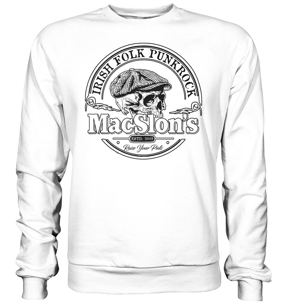 MacSlon's "Estd. 2009 / Irish Folk Punkrock II" - Basic Sweatshirt