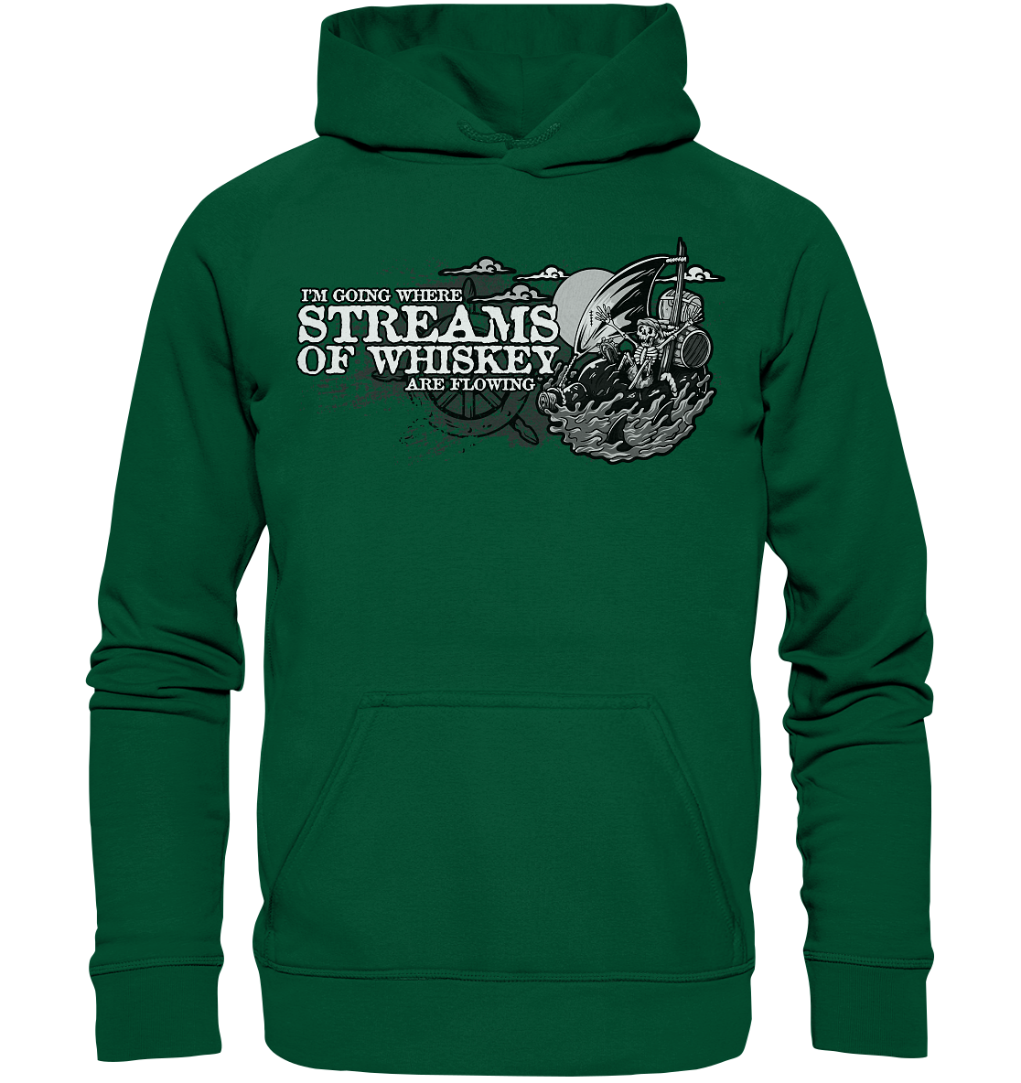 Streams Of Whiskey - Basic Unisex Hoodie