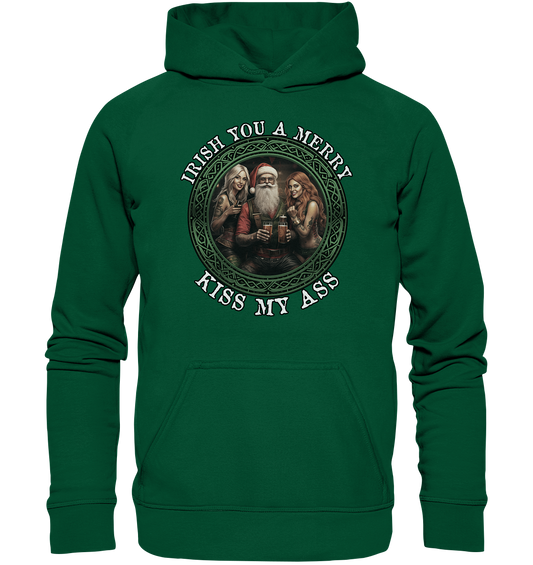 Irish You A Merry... "Santa, Girls & Beer II" - Basic Unisex Hoodie