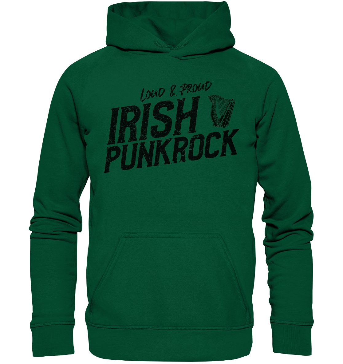 Irish Punkrock "Loud & Proud" - Basic Unisex Hoodie