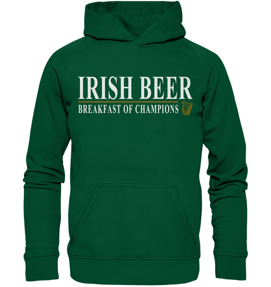 Irish Beer "Breakfast Of Champions" - Basic Unisex Hoodie