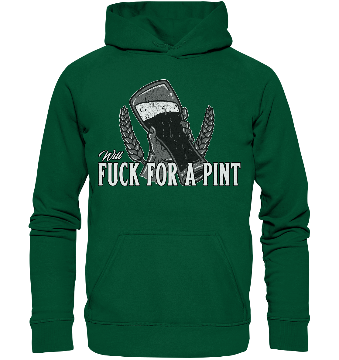 Will Fuck "For A Pint" - Basic Unisex Hoodie