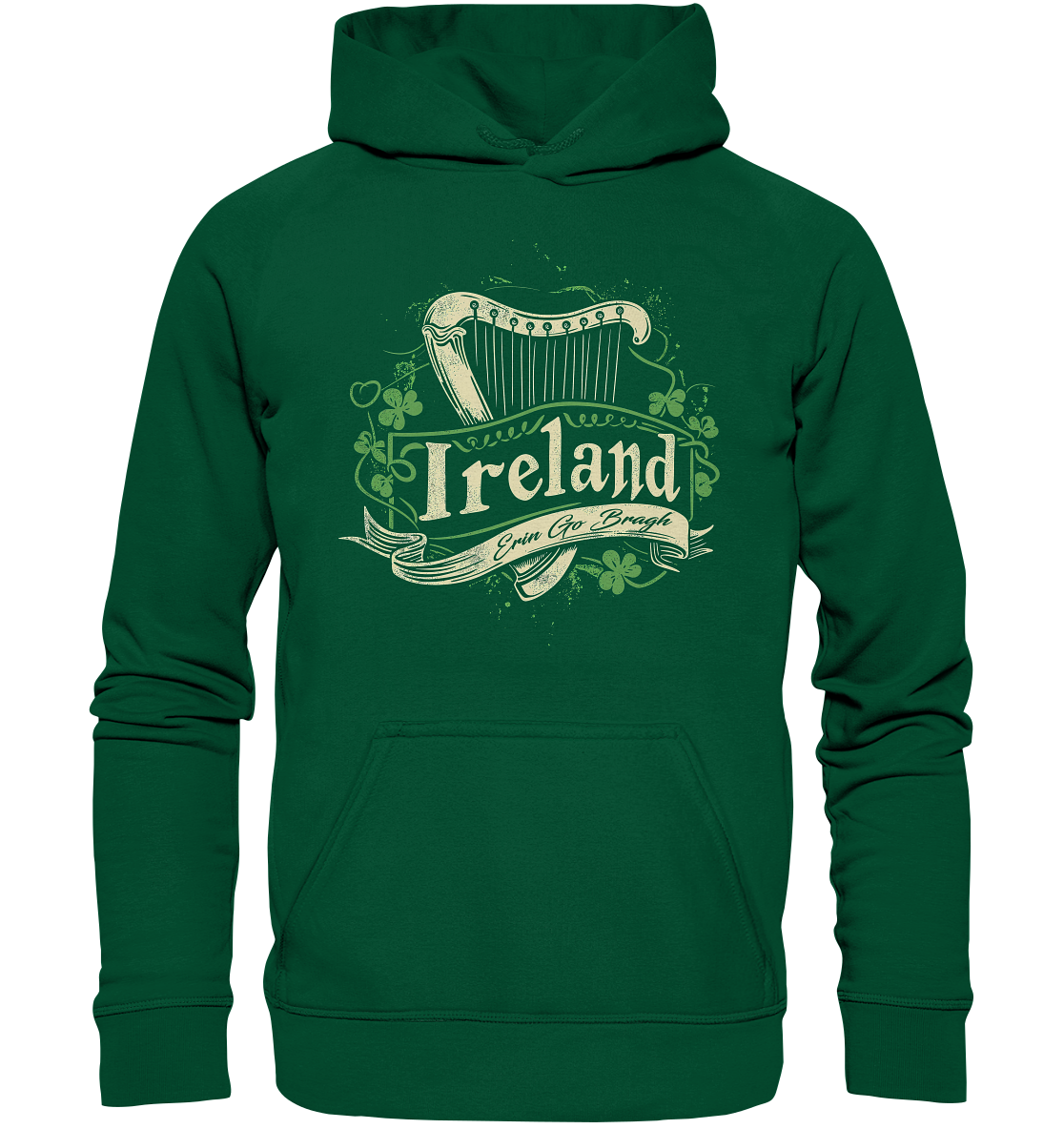 Ireland "Erin Go Bragh / Crest" - Basic Unisex Hoodie