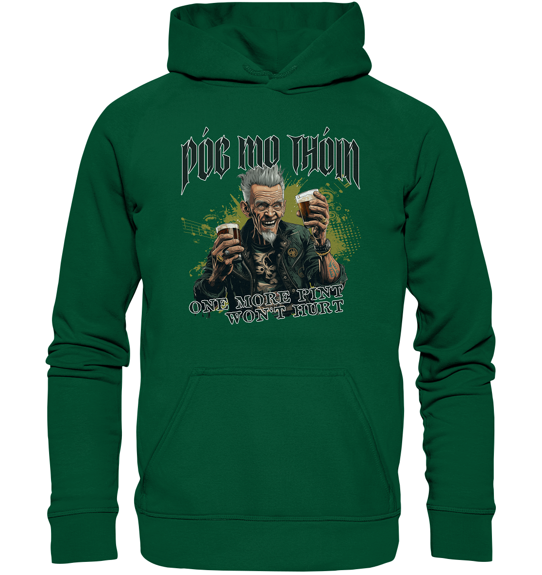 Póg Mo Thóin Streetwear "One More Pint" - Basic Unisex Hoodie