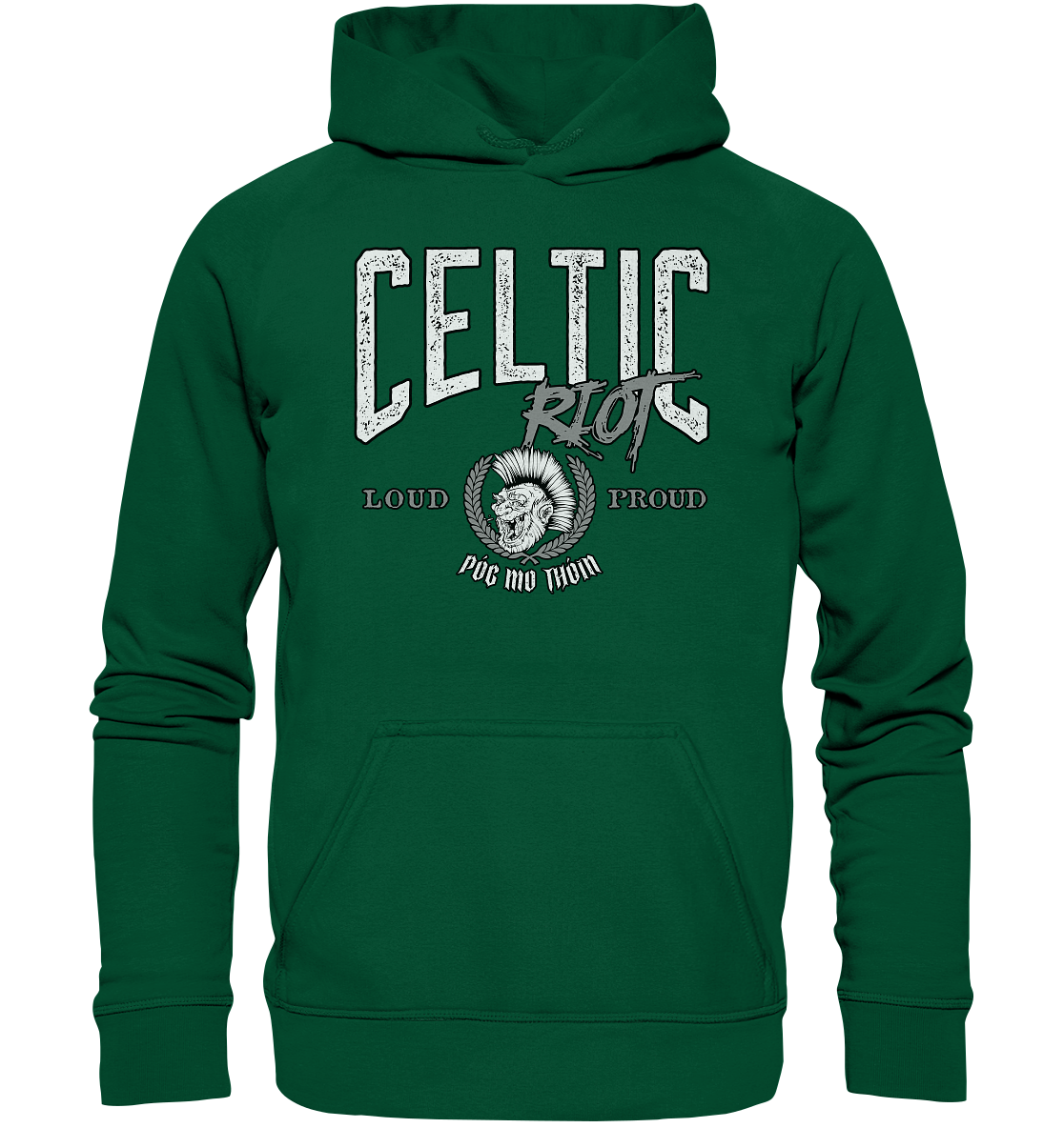 Póg Mo Thóin Streetwear "Celtic Riot" - Basic Unisex Hoodie
