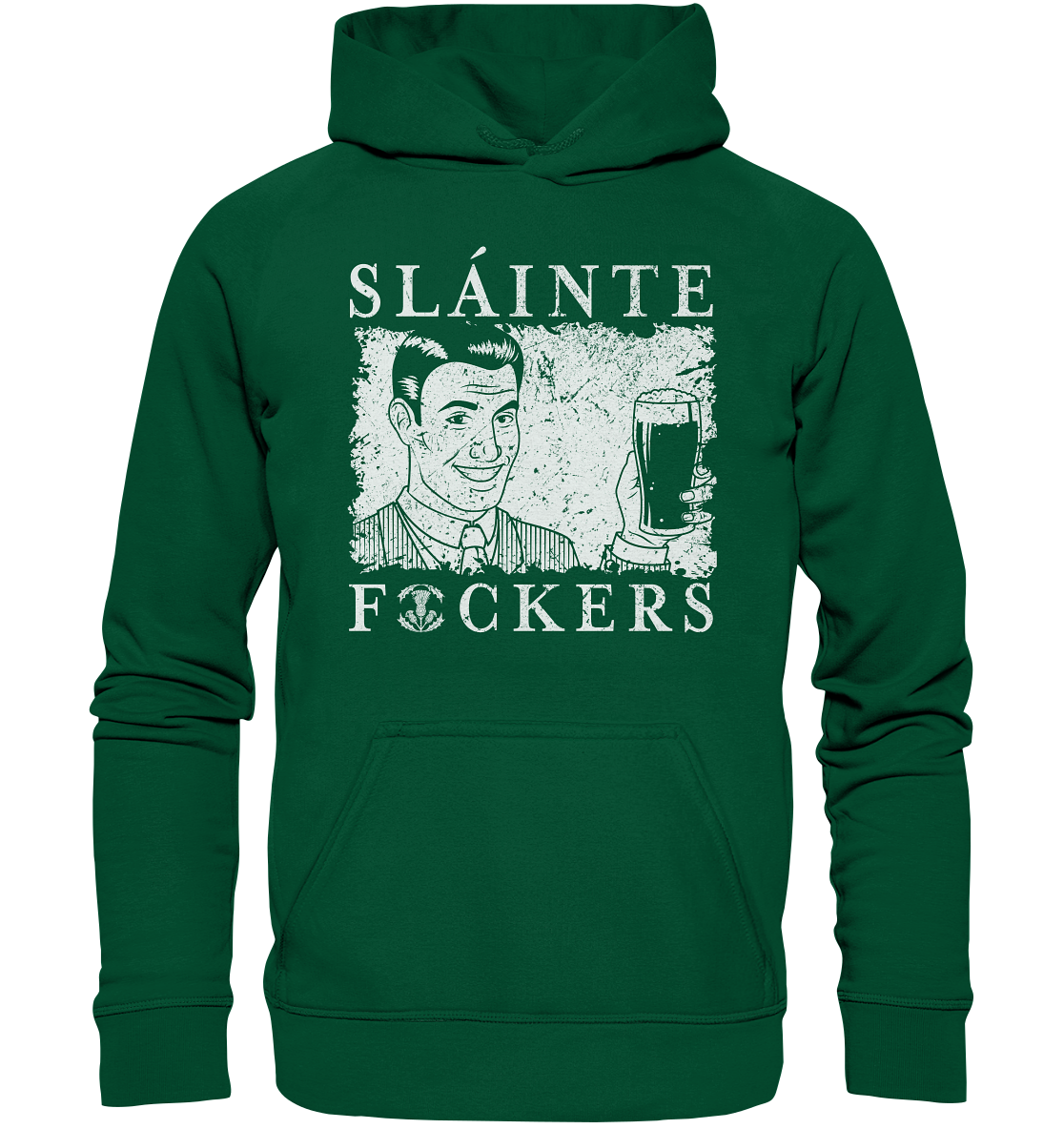Sláinte "F*ckers" *Thistle* - Basic Unisex Hoodie
