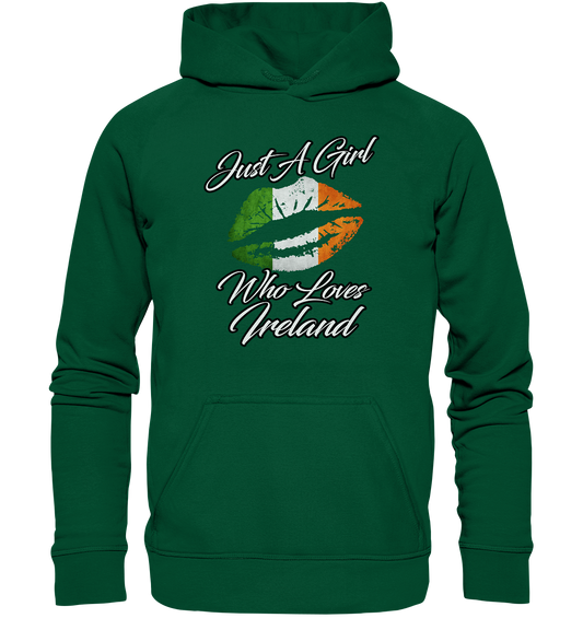 Just A Girl Who Loves Ireland - Basic Unisex Hoodie