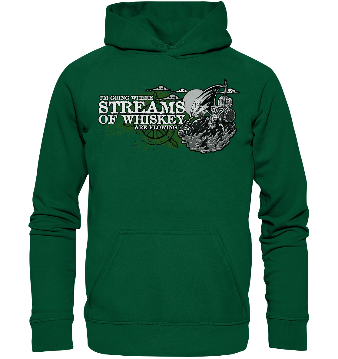 Streams Of Whiskey - Basic Unisex Hoodie