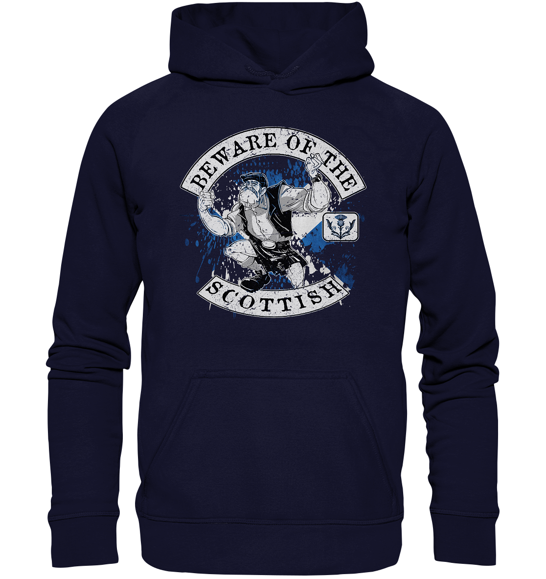 Beware Of The Scottish - Basic Unisex Hoodie