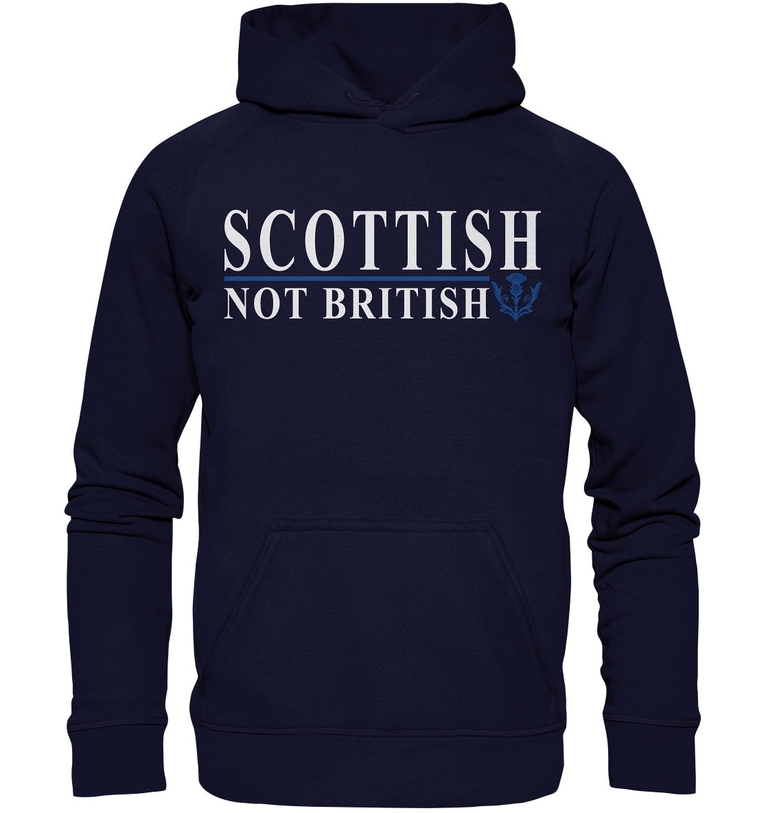 Scottish "Not British" - Basic Unisex Hoodie
