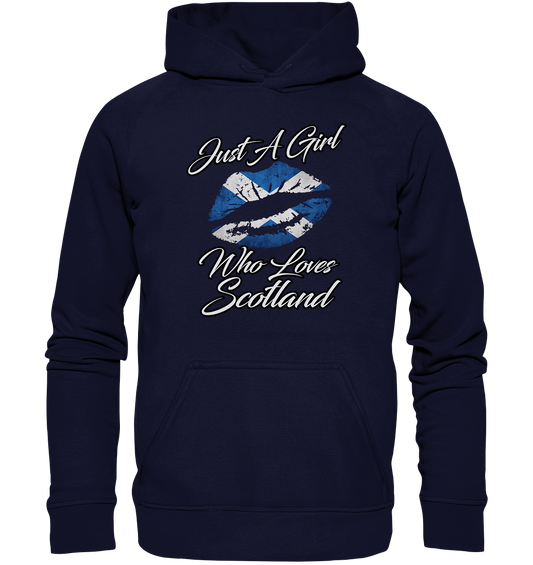 Just a Girl Who Loves Scotland - Basic Unisex Hoodie