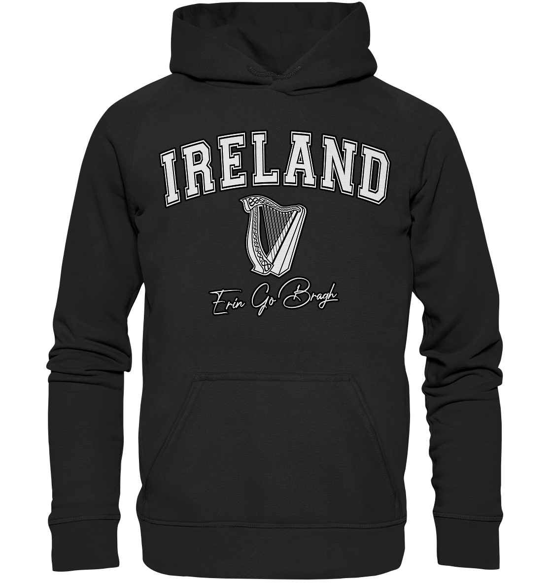 Ireland "Harp / Erin Go Bragh" - Basic Unisex Hoodie