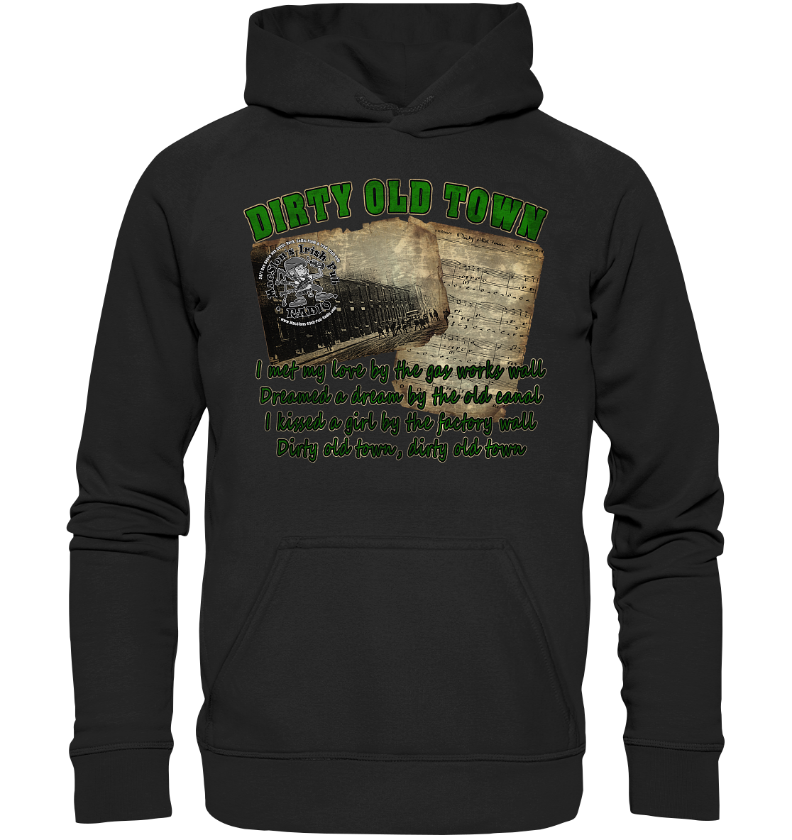 MacSlon's "Dirty Old Town I" - Basic Unisex Hoodie