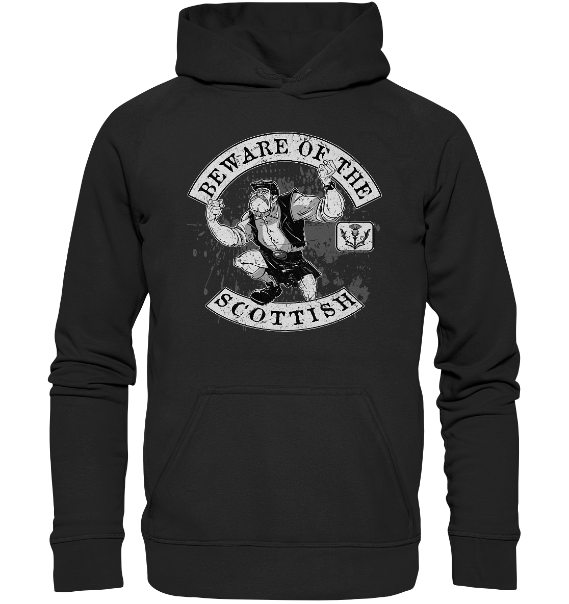 Beware Of The Scottish - Basic Unisex Hoodie