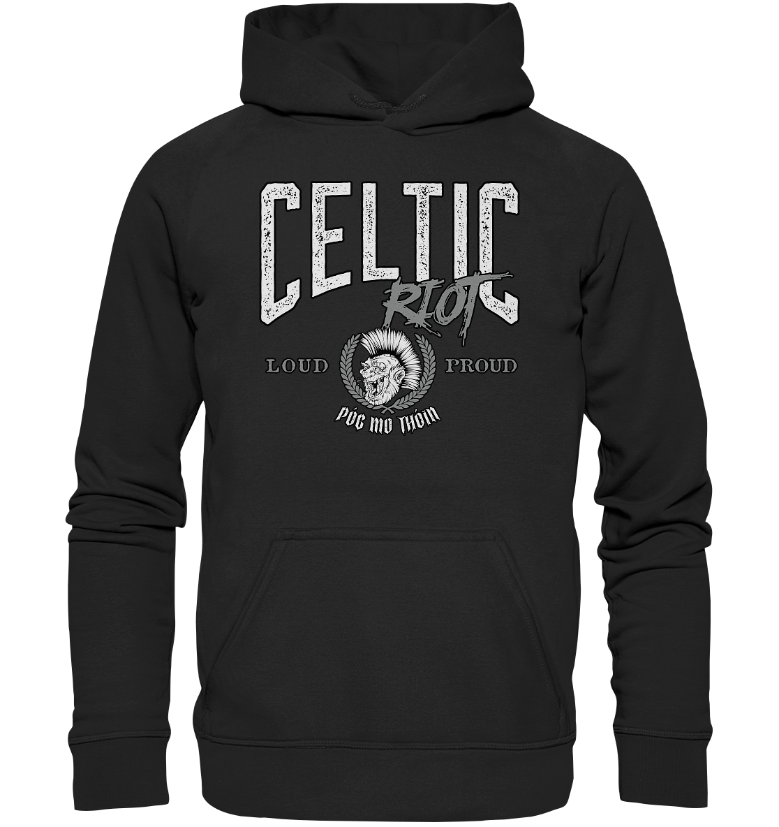 Póg Mo Thóin Streetwear "Celtic Riot" - Basic Unisex Hoodie