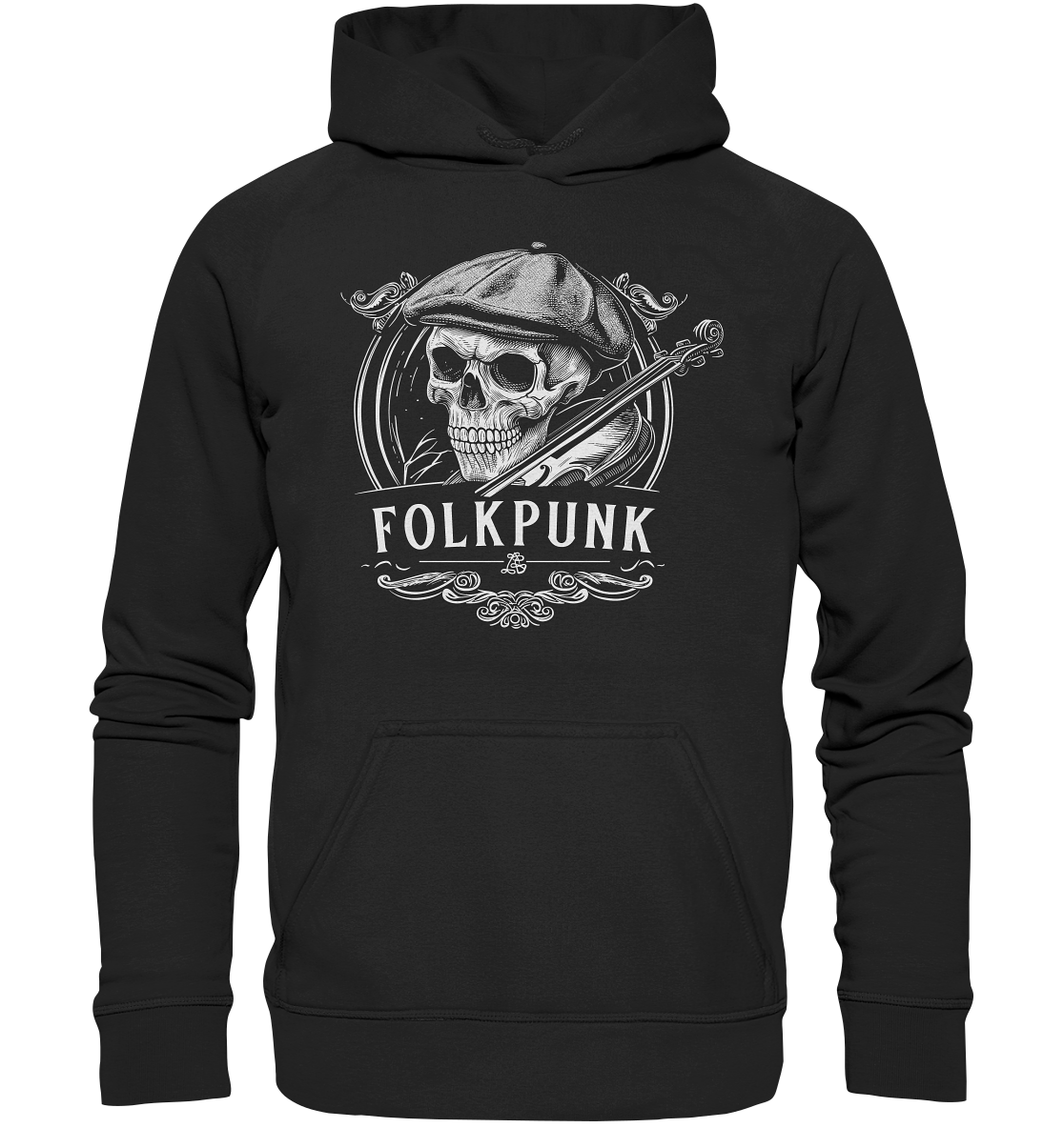 Folkpunk "Crest" - Basic Unisex Hoodie
