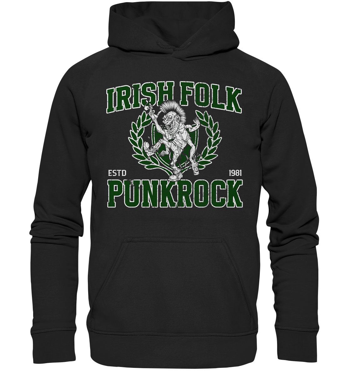 Irish Folk Punkrock "Estd. 1981" - Basic Unisex Hoodie