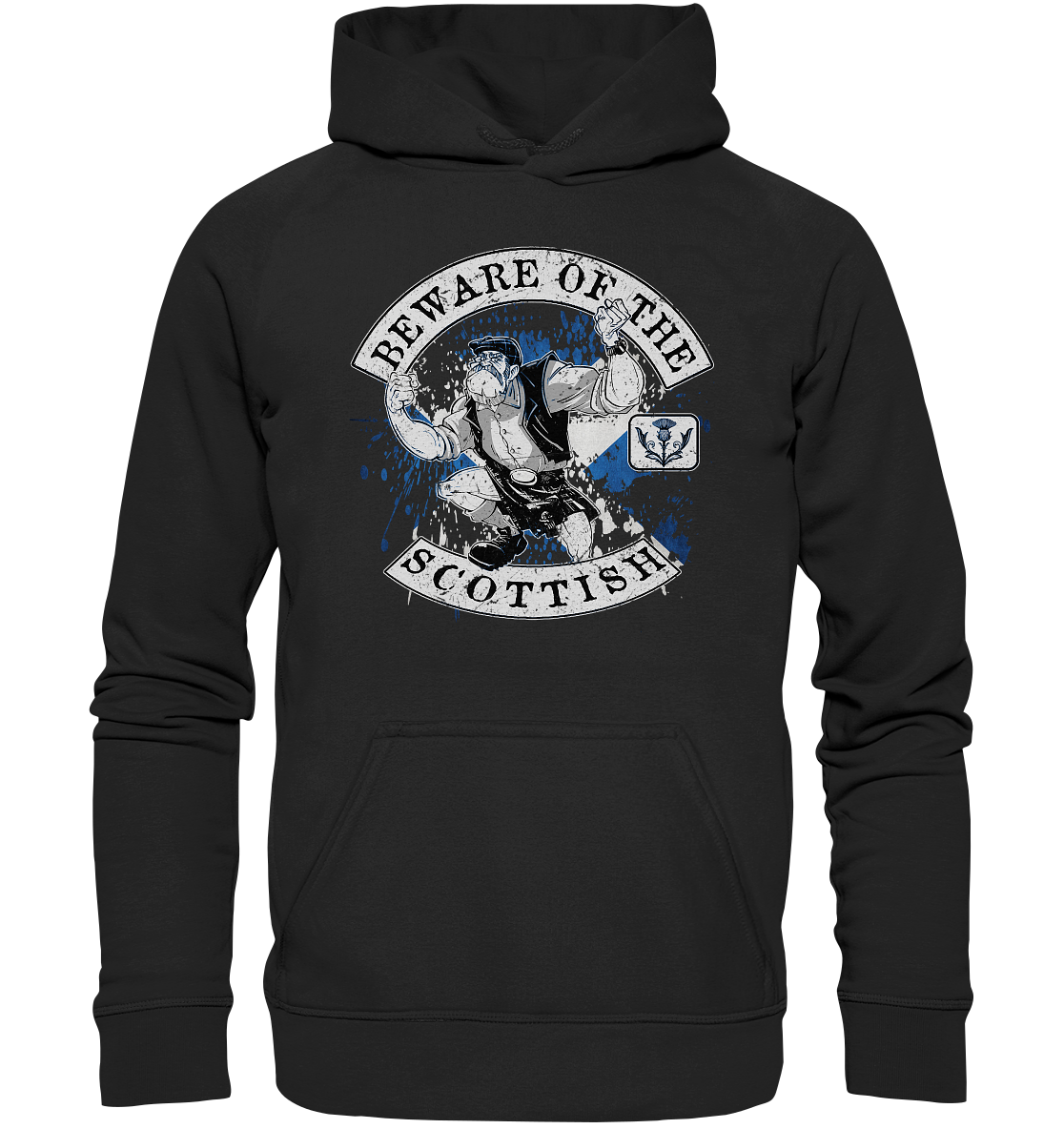Beware Of The Scottish - Basic Unisex Hoodie