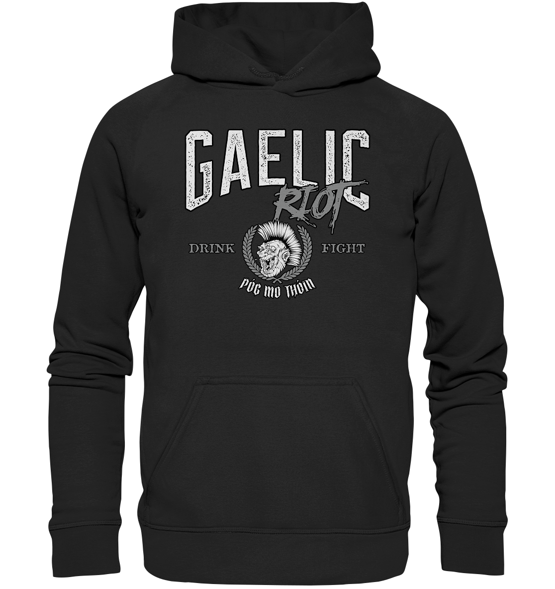 Póg Mo Thóin Streetwear "Gaelic Riot" - Basic Unisex Hoodie
