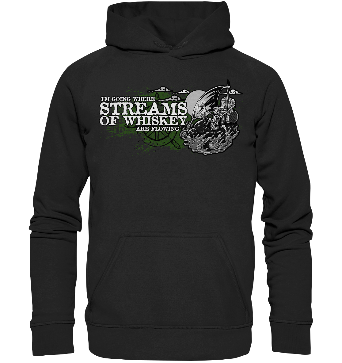 Streams Of Whiskey - Basic Unisex Hoodie