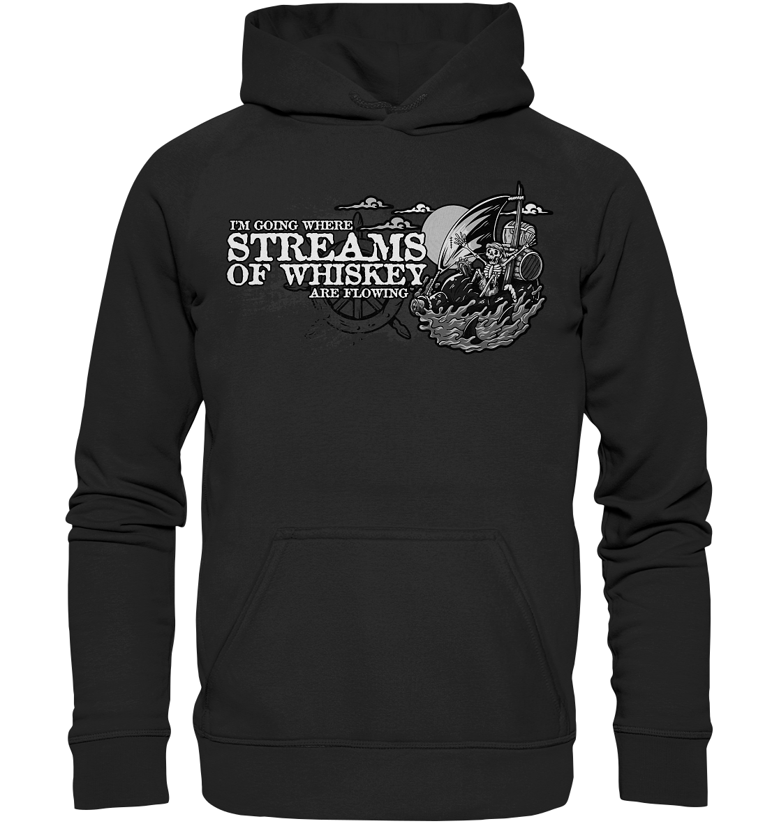 Streams Of Whiskey - Basic Unisex Hoodie