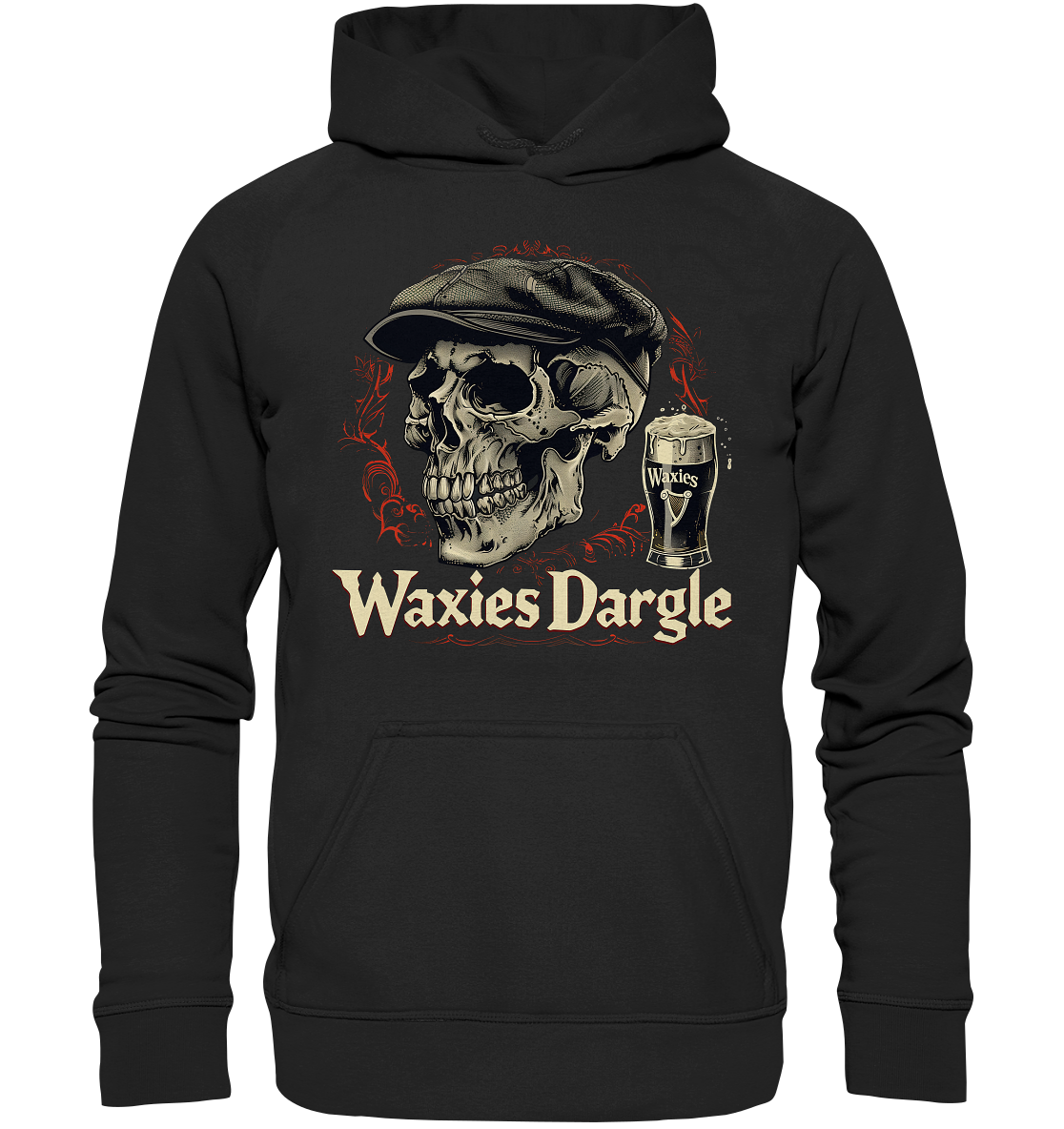 Waxies Dargle "Flatcap / Skull I" - Basic Unisex Hoodie