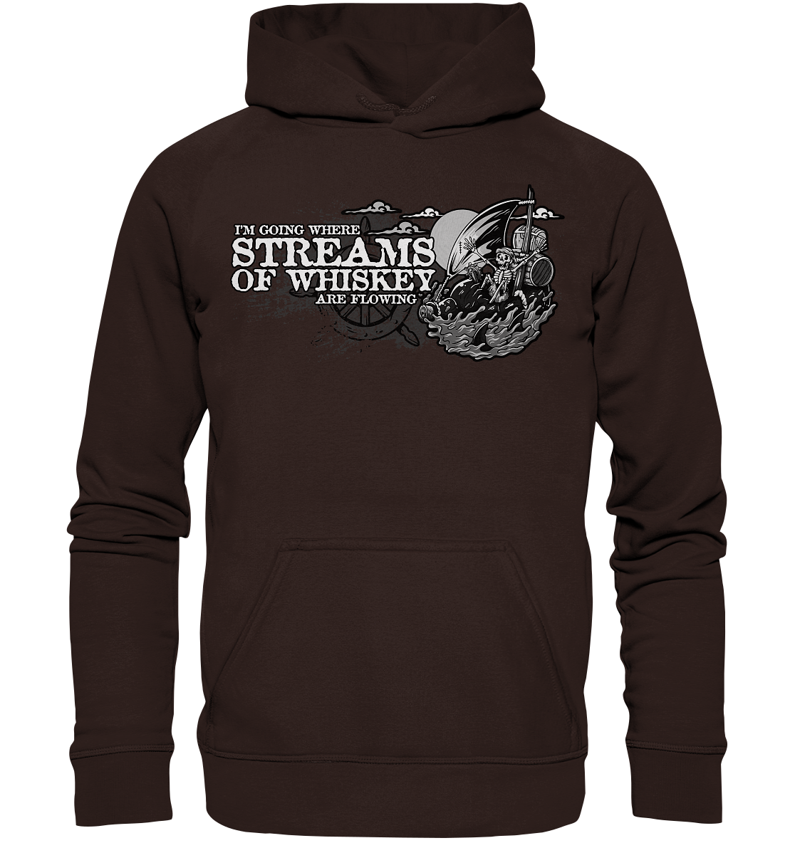 Streams Of Whiskey - Basic Unisex Hoodie