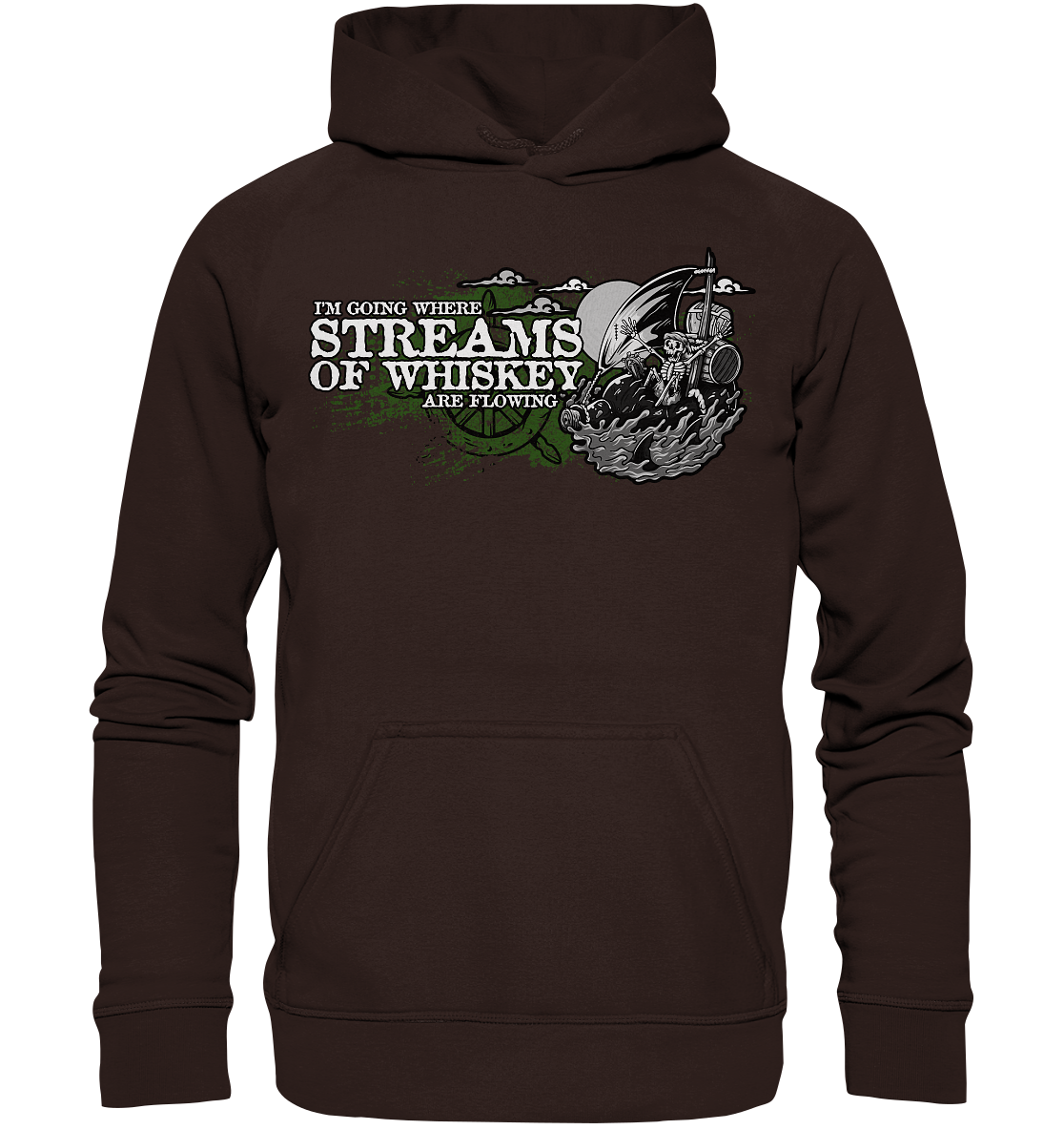 Streams Of Whiskey - Basic Unisex Hoodie