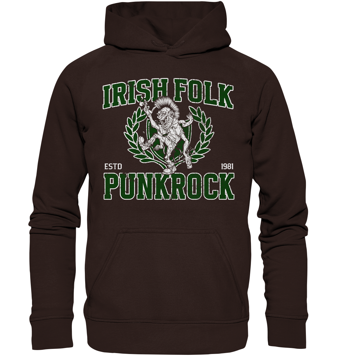 Irish Folk Punkrock "Estd. 1981" - Basic Unisex Hoodie