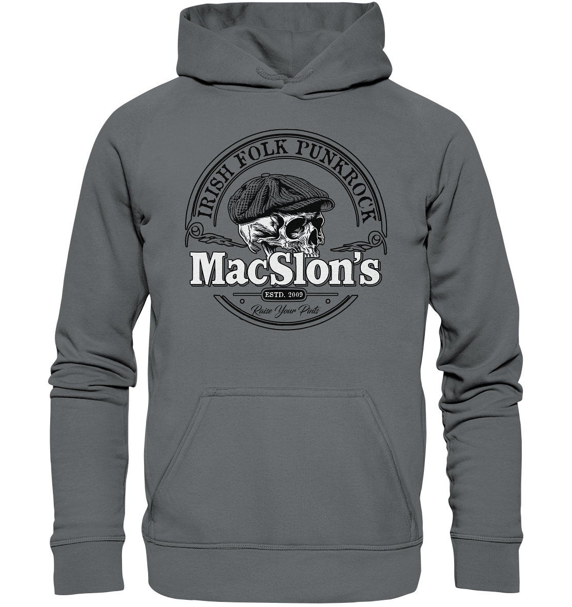 MacSlon's "Estd. 2009 / Irish Folk Punkrock II" - Basic Unisex Hoodie